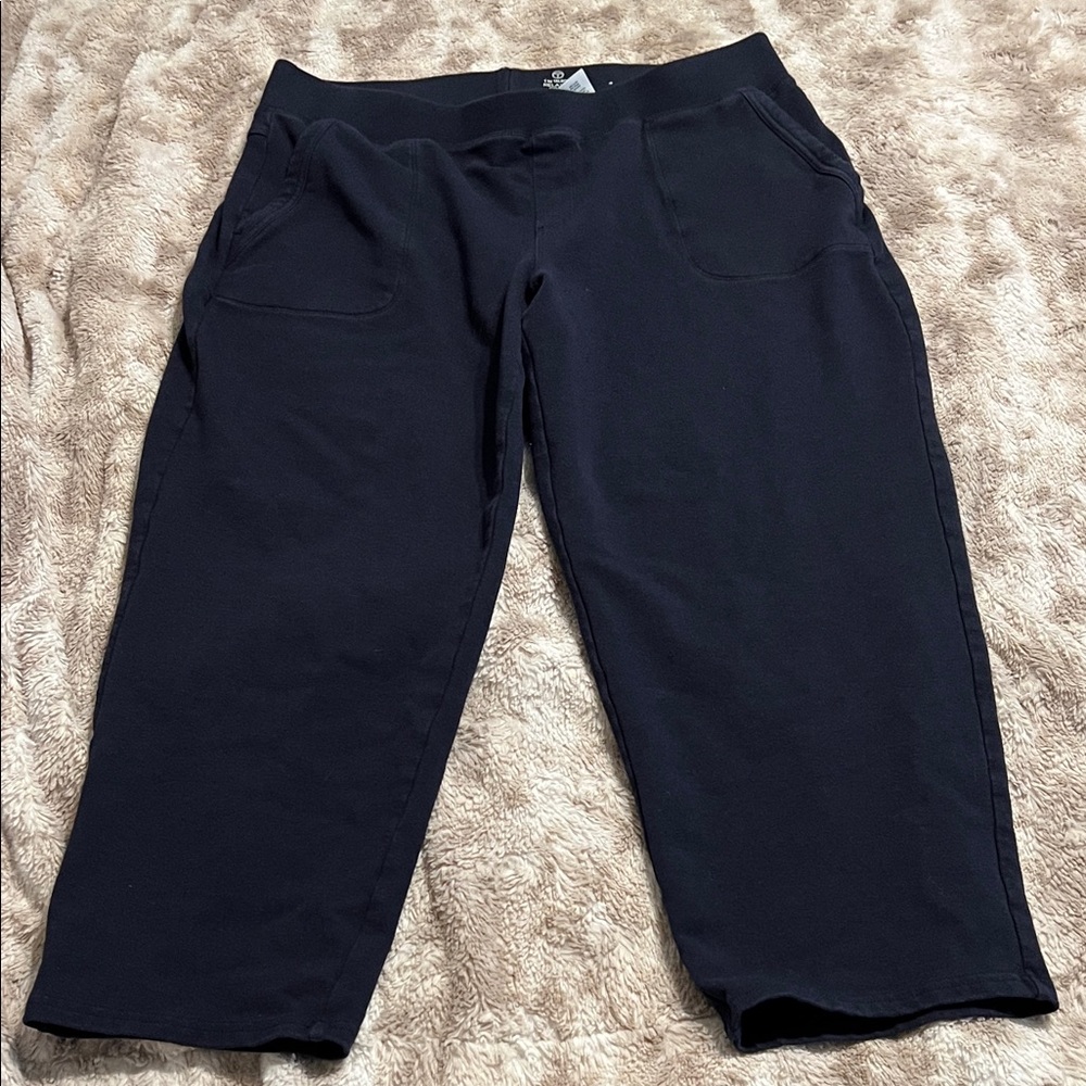 Talbots Navy Blue Cropped Pants